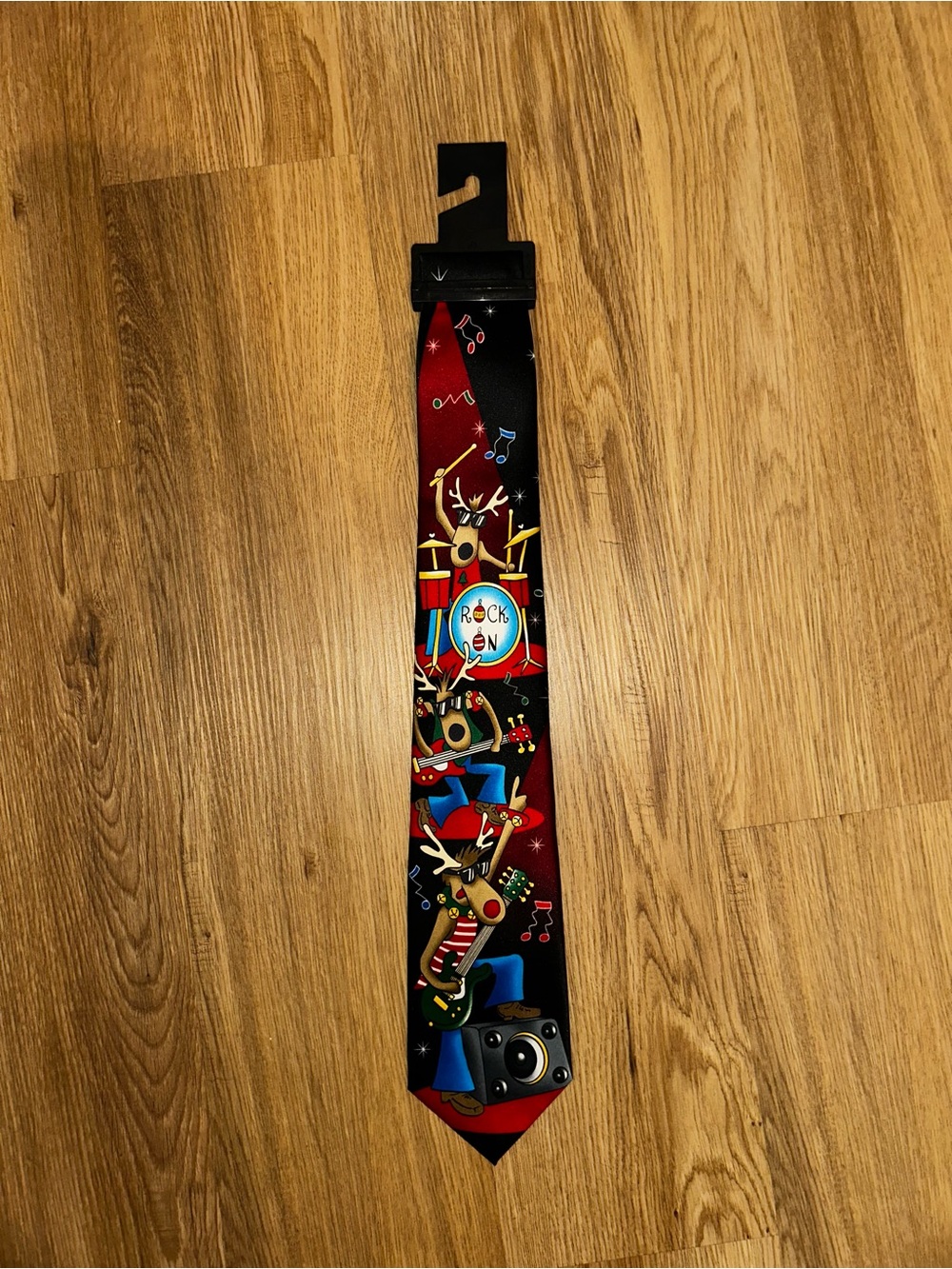 Novelty Rocking Reindeer Band Tie - Tie Tales